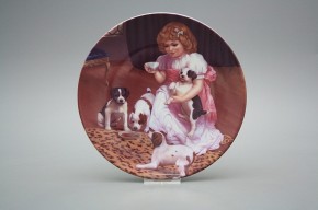 Talíř Country Childhood - Lovely Puppies