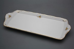 Podnos čtyřhranný 38cm Marie Louise Čajové růžičky GL LUX