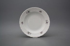 Talíř hluboký 21cm Opera Scatter Violets BB