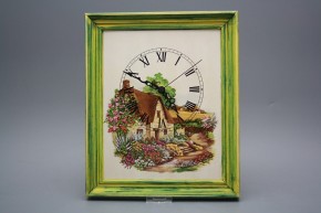 Nástěnné hodiny 25x30cm Chaloupka cZM