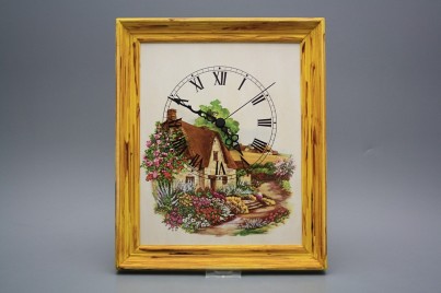 Nástěnné hodiny 25x30cm Chaloupka cHM č.1