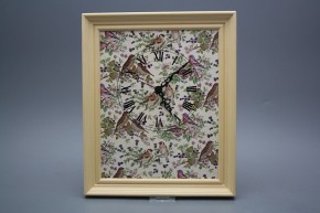 Nástěnné hodiny 25x30cm Bird Chintz cPB