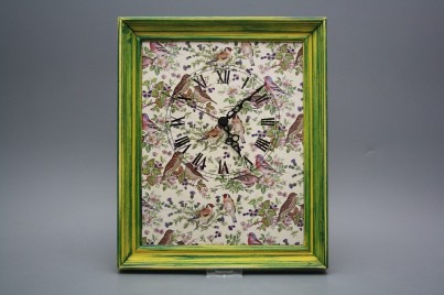 Nástěnné hodiny 25x30cm Bird Chintz cZM č.1
