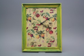 Nástěnné hodiny 25x30cm Botanical Fruit cZM