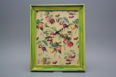 Nástěnné hodiny 25x30cm Botanical Fruit cZM č.1