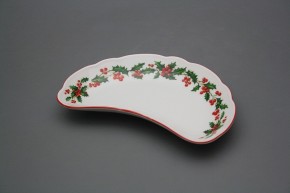 Miska na kosti 19cm Rokoko Vánoční Cesmína CL
