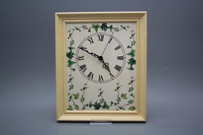Nástěnné hodiny 25x30cm Břečťan cPB č.1