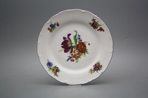 Talíř mělký 25cm Ofélie Kytice GFL