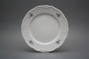 Talíř mělký 25cm Marie Louise Světlemodré růžičky EBB