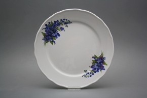 Talíř mělký 26cm Rokoko Pomněnky DBB