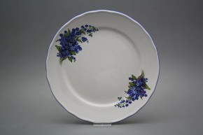 Talíř mělký 26cm Rokoko Pomněnky DAL