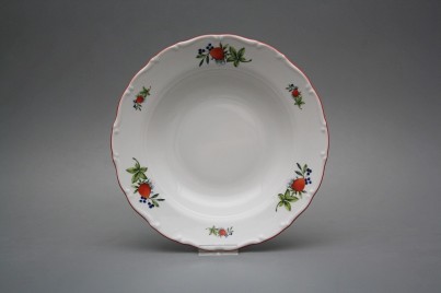Talíř hluboký 23cm Ofélie Strawberry ACL č.1