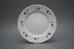 Talíř mělký 25cm Marie Louise Fialky KBB