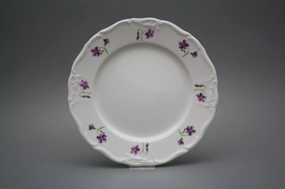 Talíř mělký 25cm Marie Louise Fialky KBB č.1