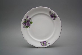 Talíř mělký 24cm Alaska Fialky CFL