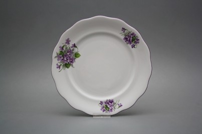 Talíř mělký 24cm Alaska Fialky CFL č.1