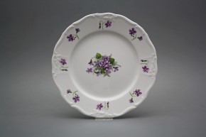 Talíř mělký 25cm Marie Louise Fialky JBB