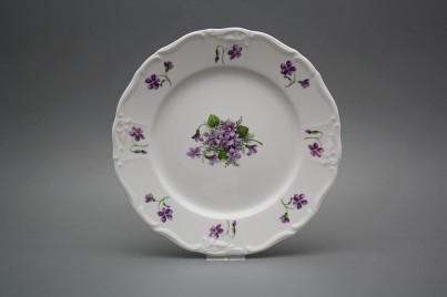 Talíř mělký 25cm Marie Louise Fialky JBB č.1