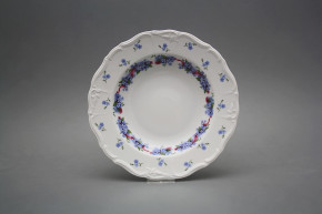 Talíř hluboký 23cm Marie Louise Pomněnky KBB