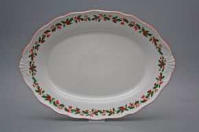 Ovál 36cm Verona Vánoční Cesmína KCL