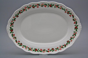 Ovál 40cm Verona Vánoční Cesmína KBB