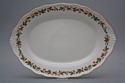 Ovál 40cm Verona Vánoční Cesmína KCL č.1