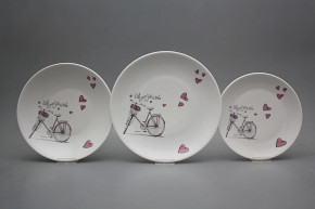 Talířová souprava Coup Bicycle 18dílná BB