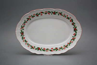 Ovál 32cm Verona Vánoční Cesmína KCL č.1