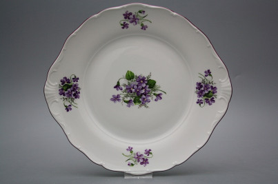 Koláčový talíř 27cm Verona Fialky GFL č.1