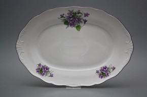 Ovál 36cm Verona Fialky CFL
