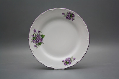 Talíř mělký 25cm Verona Fialky CFL č.1