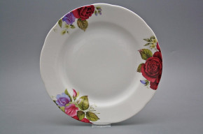 Talíř mělký 25cm Rose Růže CBB