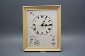 Nástěnné hodiny 25x30cm Bicycle cPB