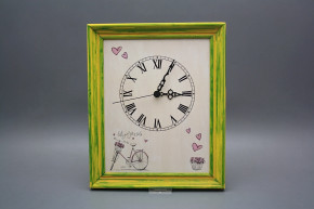 Nástěnné hodiny 25x30cm Bicycle cZM