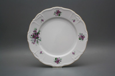 Talíř mělký 27cm Marie Louise Viola s mašlí KGL č.1