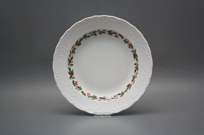 Talíř hluboký 24cm Opera Vánoční Cesmína KBB č.1