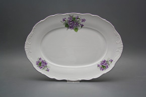 Ovál 32cm Verona Fialky CFL