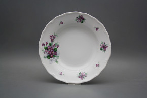 Talíř hluboký 24,5cm Verona Viola s mašlí KBB
