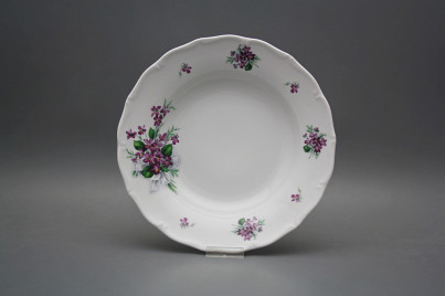Talíř hluboký 24,5cm Verona Viola s mašlí KBB č.1