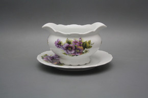 Omáčník 0,4l litý s podšálkem Ofélie Macešky HBB