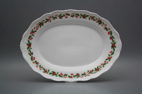 Ovál 36cm Verona Vánoční Cesmína KBB