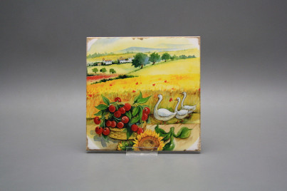 Obklad Forli Blanco 15x15cm Roční období - Léto č.1