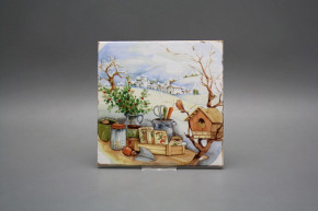 Obklad Forli Blanco 15x15cm Roční období - Zima