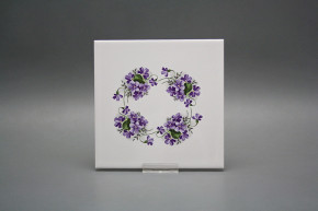 Obklad 15x15cm Fialky WM