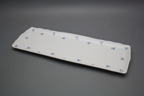 Podnos čtyřhranný 45cm Rokoko Pomněnky Házenky ABB