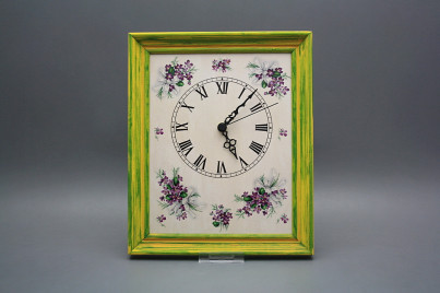 Nástěnné hodiny 25x30cm Viola s mašlí cZM č.1