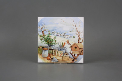 Obklad 15x15cm Roční období - Zima WM č.1