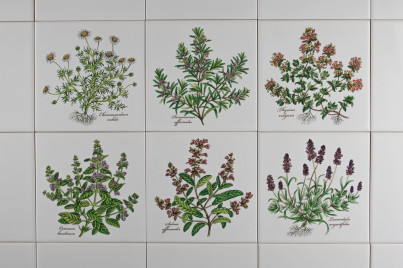 Sada obkladů 15x15cm 6dílná Herbs Classic WM č.1