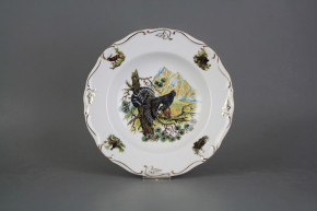 Talíř hluboký 23cm Marie Louise Tetřev GGL LUX