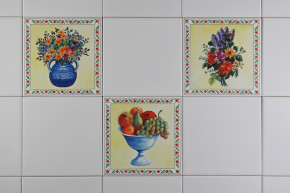 Sada obkladů 15x15cm 3dílná SUMMER TIME WM